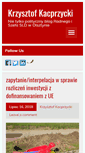 Mobile Screenshot of krzysztof.kacprzycki.pl